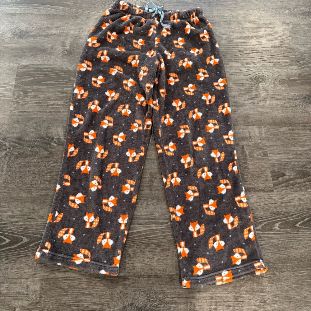 Women’s Pajama Bottoms with Fox Pattern